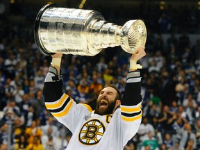 Bruins defenceman Zdeno Chara is being tight-lipped about who he’ll select first in the all-star draft on Thursday night at Casino du Lac-Leamy. (QMI file photo)