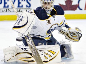 Sabres goalie Ryan Miller's name has quietly been coming up in trade talks. (File photo)