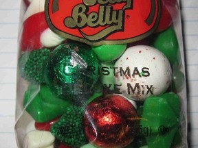 Jelly Belly Christmas Deluxe Mix. (Courtesy Canadian Food Inspection Agency)