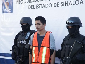 The Mazatlan man charged with attempted murder of Calgarian Sheila Nabb confessed and apologized to her family during a press conference Saturday. Jose Ramon Acosta Quintero, 28, sat before media Saturday morning and in a statement accepted guilt, said the Attorney General of Sinaloa, Marco Antonio Higuera Gomez, as reported by Mexican online news site Noroeste. (PHOTO COURTESY NOROESTE)