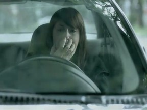 A screengrab from the Winnipeg Police Service's most recent "Just Slow Down" ad.