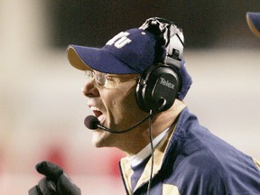 Gary Crowton, seen here during his days as the BYU Cougars' head coach, was named the Blue Bombers new offensive coordinator on Monday.