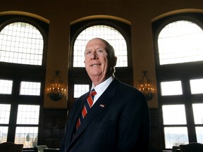 Former U.S. ambassador to Canada David Wilkins poses for a photo at the The Fairmount Hotel Macdonald in Edmonton, Jan. 30, 2012. (QMI Agency)
