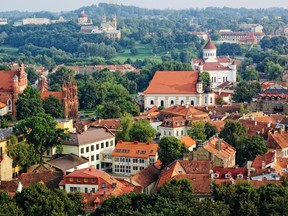 Vilnius, Lithuania. (Shutterstock)