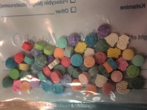 File photos of ecstasy pills. (EDMONTON SUN FILE)