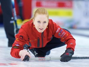 Kristy McDonald (pictured) lost her fourth Manitoba women's championship game to Jennifer Jones, the "Kevin Martin" of women's curling. (ANIL MUNGAL/CAPITAL ONE)