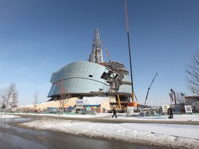 The Canadian Museum for Human Rights at The Forks in Winnipeg, January 31, 2012. (Chris Procaylo/QMI Agency)