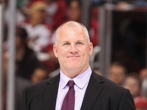 Former Winnipeg Jets player Keith Tkachuk, seen during a "Ring of Honour" ceremony before a December, 2011, NHL game between the St. Louis Blues and the Phoenix Coyotes at Jobing.com Arena in Glendale, Ariz., said he understands current Jet Evander Kane. (CHRISTIAN PETERSEN/AFP-GETTY IMAGES)