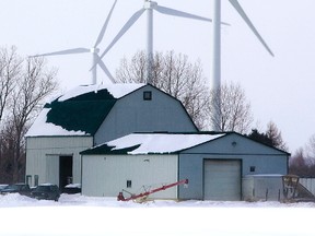 Wind powered turbines on a wind farm in Port Burwell, near London, Ontario. QMI AGENCY FILES