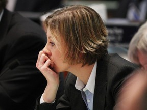 TTC chairman Karen Stintz at Monday’s city council meeting. Craig Robertson/Toronto Sun)
