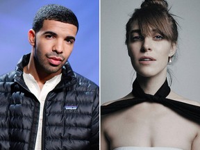 Drake and Feist garnered four nods each. (Reuters/Handout)