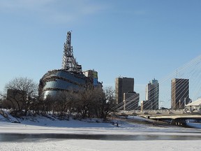 The downtown Winnipeg skyline, as photographedin February 2012. Fortress Real Development is proposing to add to the skyline with a new tower. (Jason Halstead, Winnipeg Sun file photo)