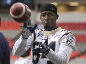 Blue Bombers import wide receiver Greg Carr may test the free agent market. (ANDRE FORGET/QMI Agency Files)