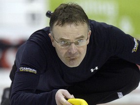Dean Dunstone is back curling at the Safeway Championship in Dauphin, where he lost the final five years ago. (Winnipeg Sun files)