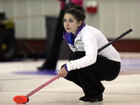 Team Manitoba, skipped by Shannon Birchard, will face either Alberta or B.C. in the Canadian junior women’s final Saturday. (CHRIS PROCAYLO, Winnipeg Sun files)