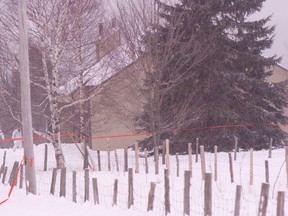 The bodies of two girls and that of an elderly woman were found dead in a home in Saint-Romain, about 230 km east of Montreal. (Yves Charlebois/QMI Agency)