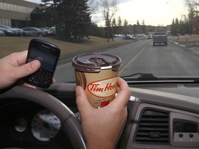 Toronto Police launched a week-long campaign today against distracted driving. (Sun files)