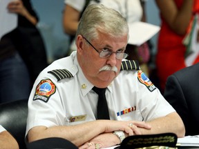 Chief Bill Stewart is retiring from Toronto Fire Services. (Sun files)