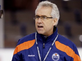 Oilers coach Tom Renney will miss Sunday's game against the Canucks as recovers from post-concussion symptoms after being hit in the head by a puck two weeks ago.