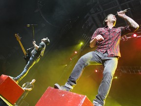 Simple Plan plays Scotiabank Place Friday. QMI Agency file photo