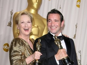 Meryl Streep and Jean Dujardin. (WENN.COM)