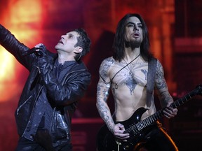 Jane's Addiction singer Perry Farrell, left, and guitarist Dave Navarro played Massey Hall, Feb. 27, 2012. (Michael Peake/QMI Agency)