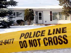 Police were called to this home, at 10816 52 St., on Nov. 29, 2010, where they found the body of Sandra Lamb, 49. (DAVID BLOOM/EDMONTON SUN)