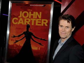 LOS ANGELES, CA - FEBRUARY 22: Actor Willem Dafoe arrives at the premiere of Walt Disney Pictures' "John Carter" at the Regal Cinemas L.A. Live Stadium 14 on February 22, 2012 in Los Angeles, California.  Kevin Winter/Getty Images/AFP