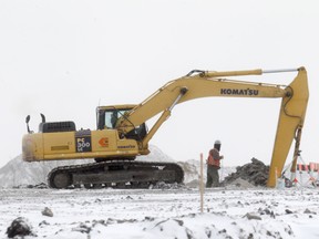 Construction is booming in Winnipeg -- just look at the IKEA site. (Winnipeg Sun files)