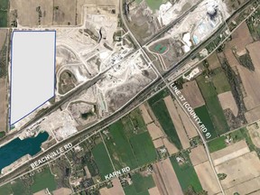 Proposed Zorra Township landfill location