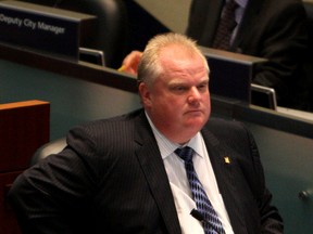 Toronto Mayor Rob Ford (Toronto Sun files)
