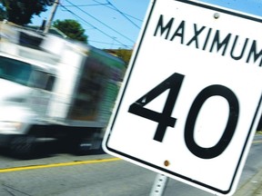 Coun. Katherine Hobbs has suggested at City Hall that the maximum speed limit on residential streets be 40 km/h.