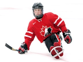 Chatham's Derek Whitson of the Canadian sledge hockey team. (HOCKEY CANADA IMAGES)