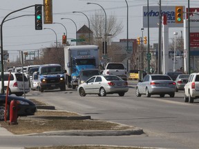 CAA's worst roads campaign puts Ellice Avenue and St. James Street as a contender to be among the worst. Thursday, April 12, 2012. (Chris Procaylo, Winnipeg Sun)
