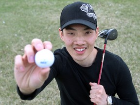 Golfer Thomas Li scored two holes in one this week at Cottonwood and the Links on the Lake at Gimli. (BRIAN DONOGH/WINNIPEG SUN)