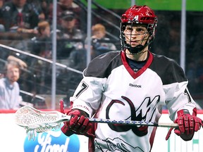 Sean Pollock had one assist in the Colorado Mammoth's 14-10 playoff loss to the Minnesota Swarm on Saturday. (MICHAEL MARTIN/Colorado Mammoth)