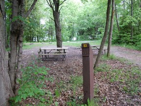 Provincial park campsites with a lake view such as this one will soon be filled with summer campers. (Barbara Fox/Special to QMI Agency)