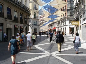 Car-free streets in Madrid, such as the Calle del Carmen, helped turn worn-out areas into trendy zones. RICK STEVES/Special to QMI Agency