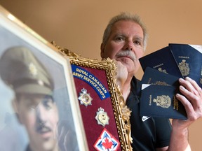 Paul Harman, born in 1952 to a Canadian army family based in Hamburg, Germany, is battling bureaucratic madness in his attempt to establish his identity and gain a passport renewal (STAN BEHAL/Toronto Sun).