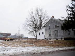 Meyers land, old homestead