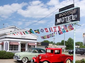 The historic Boots Motel in Carthage, Missouri, is shown in this undated handout photo courtesy of the Route 66 Chamber of Commerce. (Ron Hart/Route 66 Chamber of Commerce/Handout)