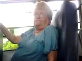 A video showing bus monitor Karen Klein being bullied by middle schoolers on a school bus has received more than 1.8 million views on YouTube. (Youtube screengrab)