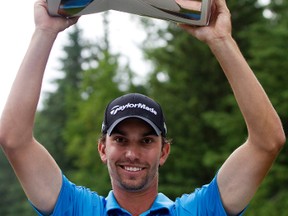 Michael Gligic poses for a photo after winning the ATB Financial Classic at the Windermere Golf and Country Club on Sunday.
Amber Bracken, Edmonton Sun
