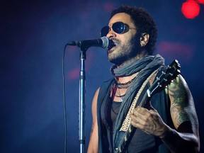 Lenny Kravitz performs at Rock In Rio in Arganda del Rey, Spain, June 30, 2012. (Sean Thorton/WENN.COM)