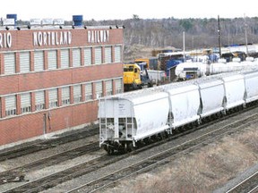 Ontario Northland Railway shops in North Bay.