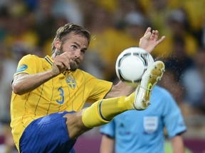Although Swedish international Olof Mellberg was in close talks with TFC, the deal eventually fell through. But not because of the former Aston Villa defender, according to his agent. (AFP/FRANCK FIFE)