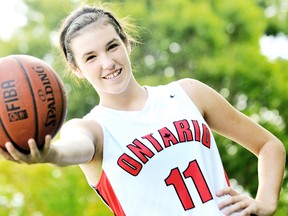 Chatham's Bridget Carleton has made the Canadian under-16 girls basketball team. (Daily News File Photo)