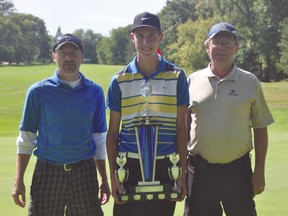 Former Portage Junior Open champ Brodie Gobin, from St. Claude, finished T-39 at the 2014 Manitoba Amateur. (Dan Falloon/Portage Daily Graphic)