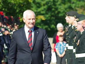 Governor General David Johnston was in Sault Ste. Marie, Ont. on Wednesday, Aug. 29, 2012. Johnston and his wife, Sharon, who both grew up in the Sault, are visiting the city for its 100th anniversary. 
MICHAEL PURVIS/SAULT STAR/QMI AGENCY