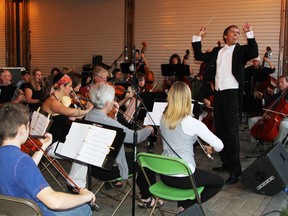 The Timmins Symphony Orchestra under the direction of Matthew Jones was part of the final performance for the 2012 Timmins Summer Concert series in the Hollinger Park.